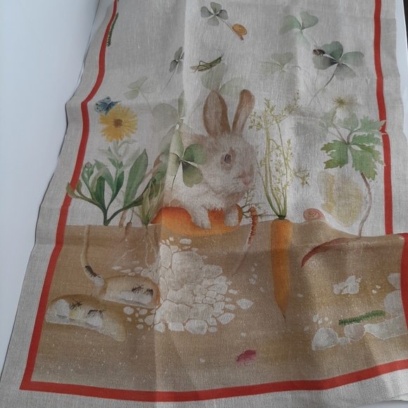 Tessitura Toscana Telerie 100% Linen 18" x 67" Table Runner - Picture 4 of 16